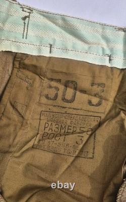 Soviet Soldier Uniform USSR Afghanistan Military Jacket & Trousers Size50-3,1978
