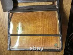 Soviet Vintage Officer Leather Map Case Tablet Bag Military Army Field Gear USSR