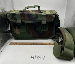 Speciality Defense Systems USGI Woodland M240 Soft Case Ammo Bag F206220 + Strap
