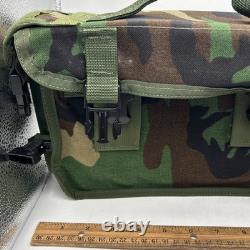 Speciality Defense Systems USGI Woodland M240 Soft Case Ammo Bag F206220 + Strap