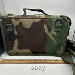 Speciality Defense Systems USGI Woodland M240 Soft Case Ammo Bag F206220 + Strap