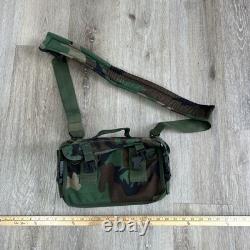 Speciality Defense Systems USGI Woodland M240 Soft Case Ammo Bag F206220 + Strap