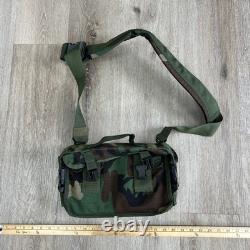 Speciality Defense Systems USGI Woodland M240 Soft Case Ammo Bag F206220 + Strap