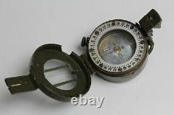 Stanley Prismatic Brass Marching Compass NATO Military Green (BJ)
