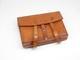 Suberb Swiss Army Military Leather Shoulder Bag Officier Switzerland Brown 1968