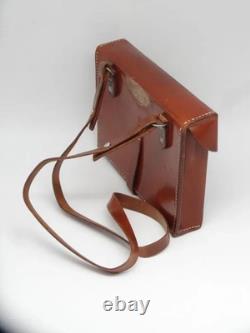 Superb Swiss Soldier Army Leather Shoulder Bag Officier Switzerland Surplus 1973