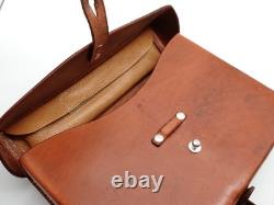 Superb Swiss Soldier Army Leather Shoulder Bag Officier Switzerland Surplus 1988