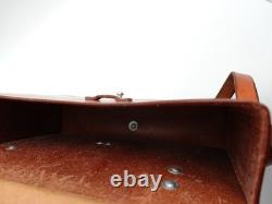 Superb Swiss Soldier Army Leather Shoulder Bag Officier Switzerland Surplus 1988