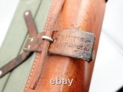Superb Vintage Swiss Army Military Ammo/Tool Bag Leather Pouch 1963 STGW 57+90