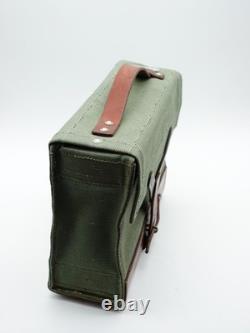 Superb Vintage Swiss Army Military Ammo/Tool Bag Leather Pouch 1964 STGW 57+90