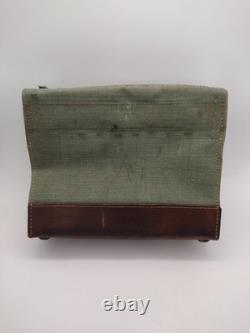 Superb Vintage Swiss Army Military Ammo/Tool Bag Leather Pouch 1967 STGW 57+90