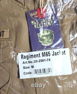 Surplus M65 Regiment Field Jacket with Hood 20-2501-74 Coyote Size Medium