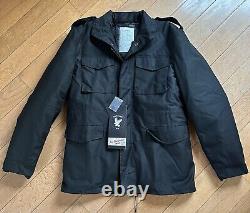 Surplus M65 US Field Jacket Zip Button Liner Black New With Tags, Men's Large