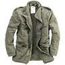 Surplus Paratrooper Winter Mens Jacket M65 Army Military Field Coat Olive Washed