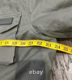 Surplus Raw Vintage Paratrooper Military Army Winter Jacket Olive Washed