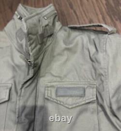 Surplus Raw Vintage Paratrooper Military Army Winter Jacket Olive Washed