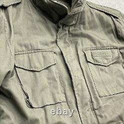 Surplus Raw Vintage Paratrooper Winter Jacket Mens L Olive Military Field Coat