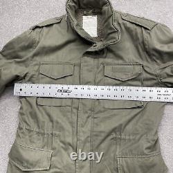 Surplus Raw Vintage Paratrooper Winter Jacket Mens L Olive Military Field Coat