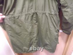 Swedish Army 1992 M90 Early Model Field Parka Green Coat Military Surplus 180/65
