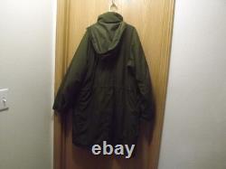 Swedish Army 1992 M90 Early Model Field Parka Green Coat Military Surplus 180/65