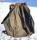 Swedish Army M39 Backpack Canvas & Leather Rucksack Metal Frame Vtg Ww2 Military