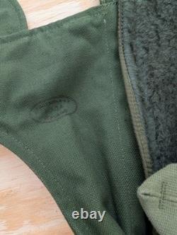 Swedish Army Military Motorcycle Trousers 60's Size C50 Green Sz. L/XL