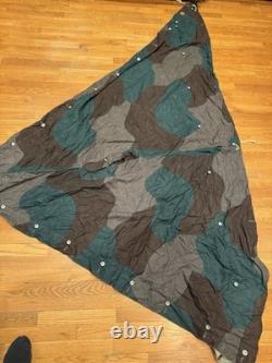 Swedish M39 Poncho Shelter Half 4 Color Knappetalt New Unissued