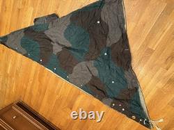 Swedish M39 Poncho Shelter Half 4 Color Knappetalt New Unissued