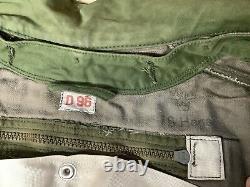 Swedish army Airforce Para Tank Driver Jacket 70s 80s Military Smock Khaki S