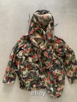 Swiss Army M60 M70 Military Camo Khaki Alpine Surplus Hooded Parka