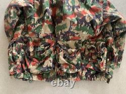 Swiss Army M60 M70 Military Camo Khaki Alpine Surplus Hooded Parka