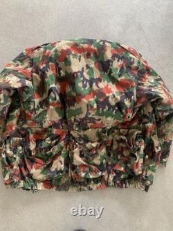 Swiss Army M60 M70 Military Camo Khaki Alpine Surplus Hooded Parka