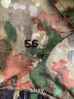 Swiss Army M60 M70 Military Camo Khaki Alpine Surplus Hooded Parka