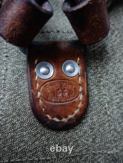 Swiss Army Military Backpack Rucksack 1954 Canvas Salt & Pepper Switzerland RAR