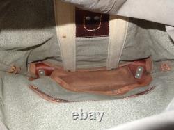 Swiss Army Military Backpack Rucksack 1961 Canvas Salt & Pepper Switzerland RAR