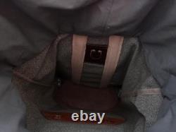 Swiss Army Military Backpack Rucksack 1965 Canvas Salt & Pepper Switzerland RAR