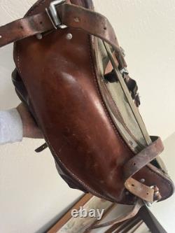 Swiss Army Military Backpack Rucksack 1969 Canvas Salt & Pepper Switzerland