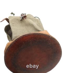 Swiss Army Military Backpack Rucksack Tunnel Canvas Salt & Pepper Switzerland