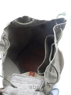 Swiss Army Military Backpack Rucksack Tunnel Canvas Salt & Pepper Switzerland
