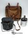 Swiss Army Military Bread Bag Set Bottle Mess Kit+canteen+cutlery Leather Sigg