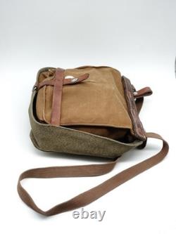 Swiss Army Military Bread Bag Set bottle mess kit+canteen+cutlery leather SIGG