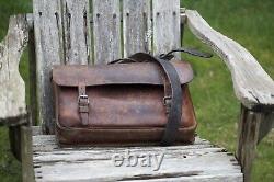 Swiss Army Military Leather Bag Satchel Messenger Saddle Shoulder WW2 1937