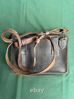 Swiss Army Military Officer Leather Bag Vintage Medic Paramedic 1941