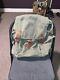 Swiss Army Military Smal Lbackpack Rucksack Canvas Salt & Pepper Switzerland 52