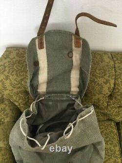 Swiss Army Rucksack backpack 1961 Geneva Salt & Pepper Switzerland Military Nice