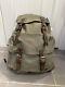 Swiss Army Sattler Backpack 40s Vtg Salt And Pepper Military Leather Canvas