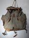 Swiss Army Sattler Backpack 40s Vtg Salt And Pepper Military Leather Canvas 1943