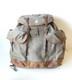Swiss Army Sattler Backpack 40s Vtg Salt And Pepper Military Leather Canvas 1947