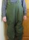 Swiss Army Surplus Motorcycle Pants Coveralls Size L Green Insulated Canvas Vtg