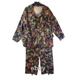 Swiss Military M70 Alpenflage Field Jacket M83 Pants Mens Large Multicolor Camo